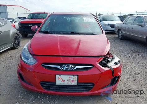 2012 Hyundai Accent Gs z USA, uszkodzony, nr VIN KMHCT5AE1CU008807